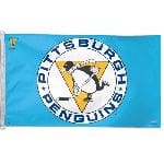 thumbnail image 2 of Pittsburgh Penguins Flag – Large 5ft X 3ft, 'It's A Hockey Night In Pittsburgh' 2 of 5