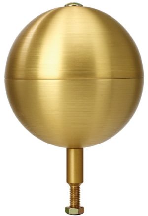 Flagpole Ball with 5/8 inch male bolt