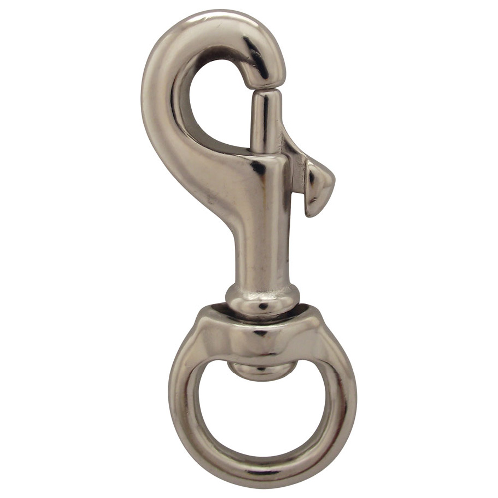 Brass Snap Hook - 3 1/2 Inch Cast