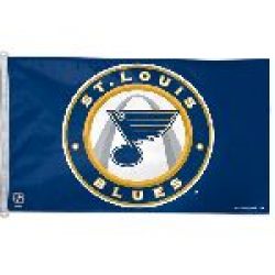 St. Louis Blues Car Flag - Blue