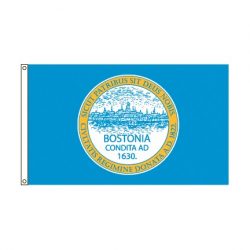 City of Boston Massachusetts flag