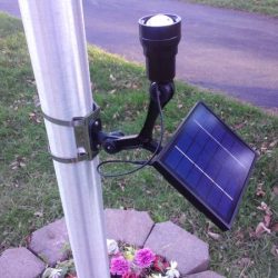 CREE Fixed Head Solar Flagpole Light