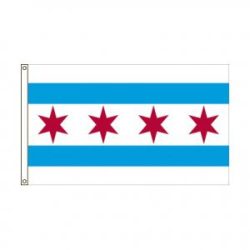 City of Chicago Illinois flag