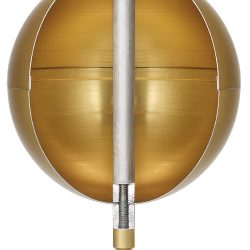 Flagpole Ball with 5/8 inch male bolt