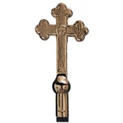 Indoor Flagpole Brass Church Cross 601003