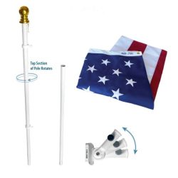 Complete Supreme US flag home set with spinning pole - Image 2