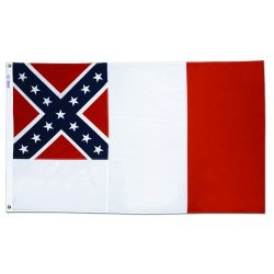 Third Confederate Flag 3 x 5 Ft Nylon